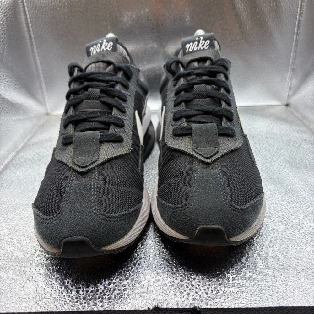 Size 7 Nike Air‎ Max Pre-Day Black Mens Lace-Up Comfort Running Shoes DC9402-001